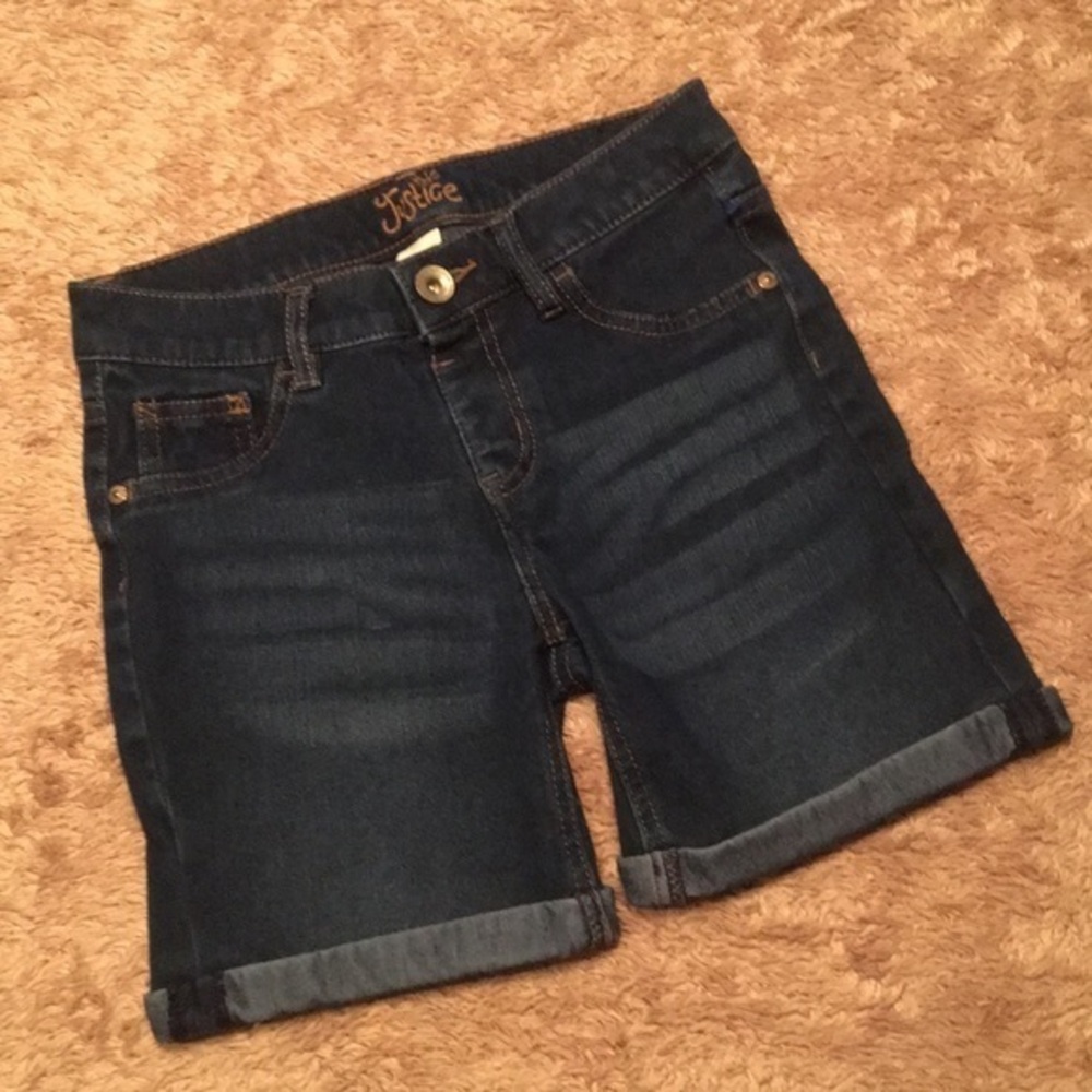 JUSTICE Girls Denim Shorts - sz 12R